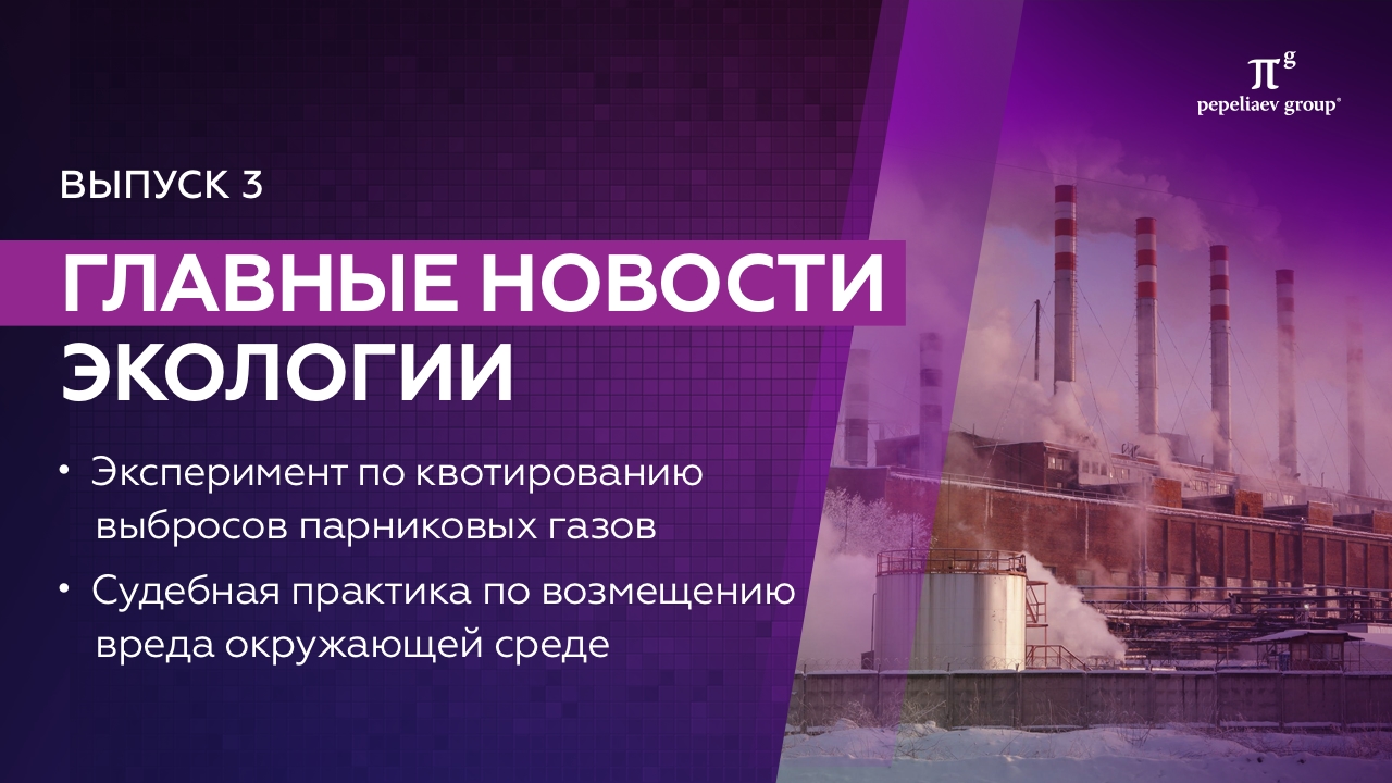 Главные новости экологии: квотирование выбросов парниковых газов, возмещение ущерба окружающей среде. Наталья Стенина